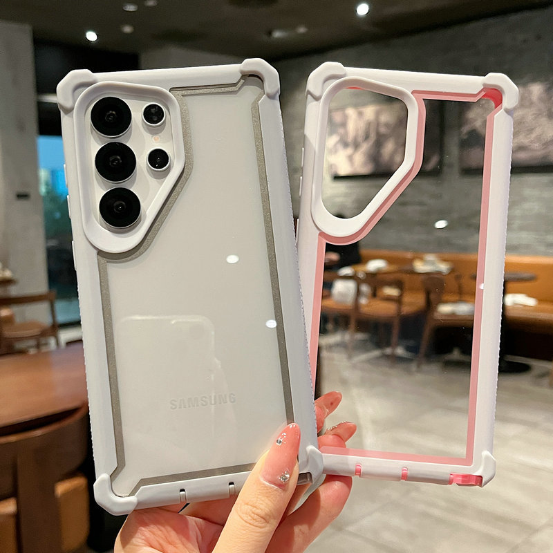 Capa Transparente De Proteção Contra Quedas Samsung Galaxy A57 A37 A27 A17 A07 A56 A55 A54 A36 A35 A16 A15 A06 Note20 Ul