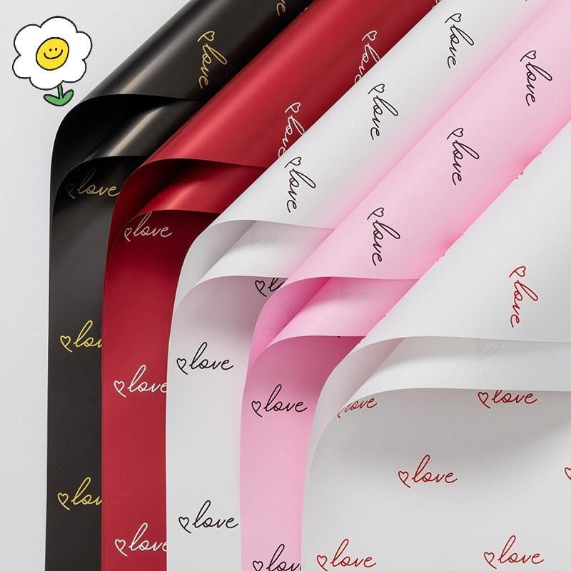maoting } Envoltório Impermeável Com 20 Folhas De Papel Plástico Para Embrulho De Buquês De Floristas