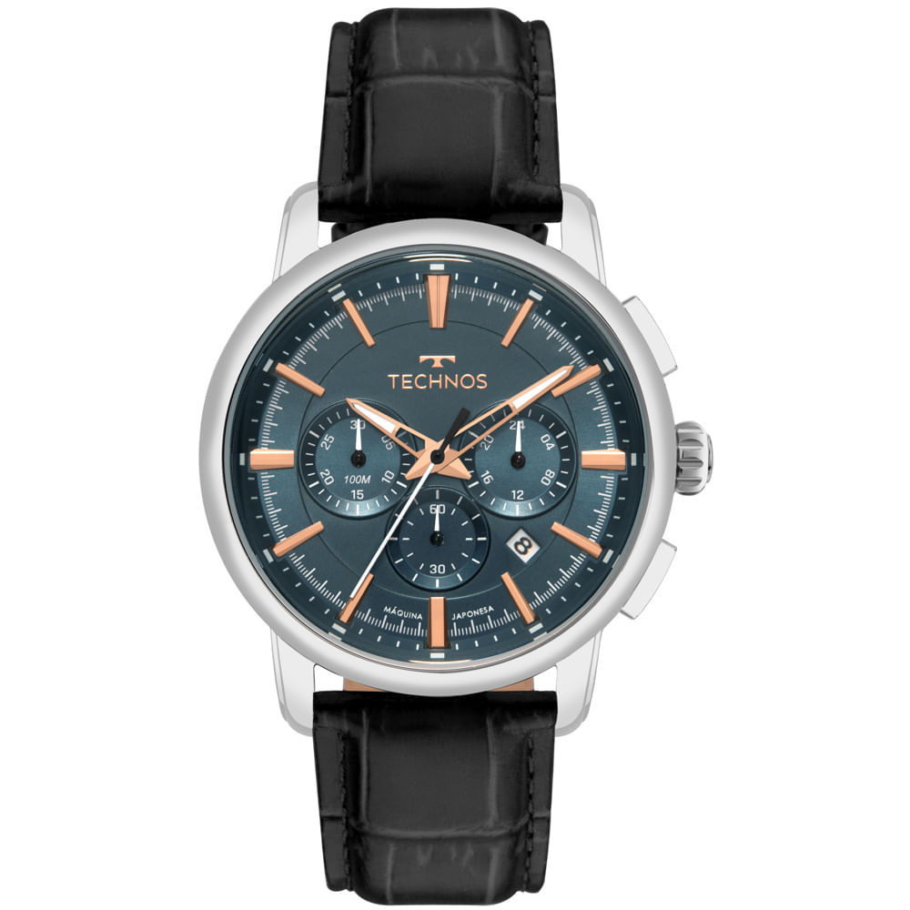 Relógio Technos Masculino Grandtech Prata - JS25BDN/0A