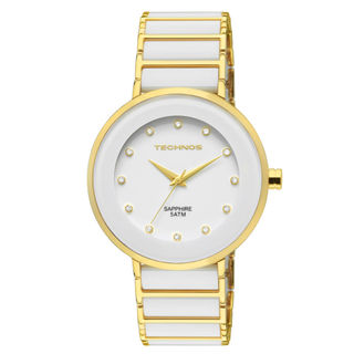 Relógio Technos Feminino Cerâmica Dourado - 2035LMM/4B