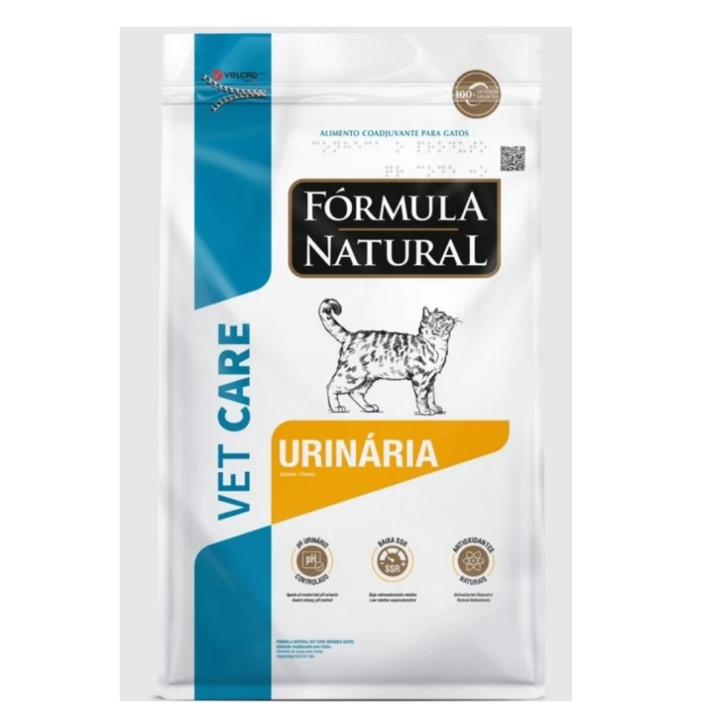 Ração Formula Natural Vet Care Urinaria gatos 500g, 1kg e 1,5kg A Escolher