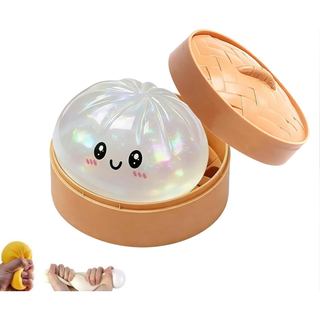 Squishy de Dumpling, Brinquedo Squishy de Dumpling, Squishies de Dumplings Misteriosos, Presentes de Páscoa, Massa de Ap