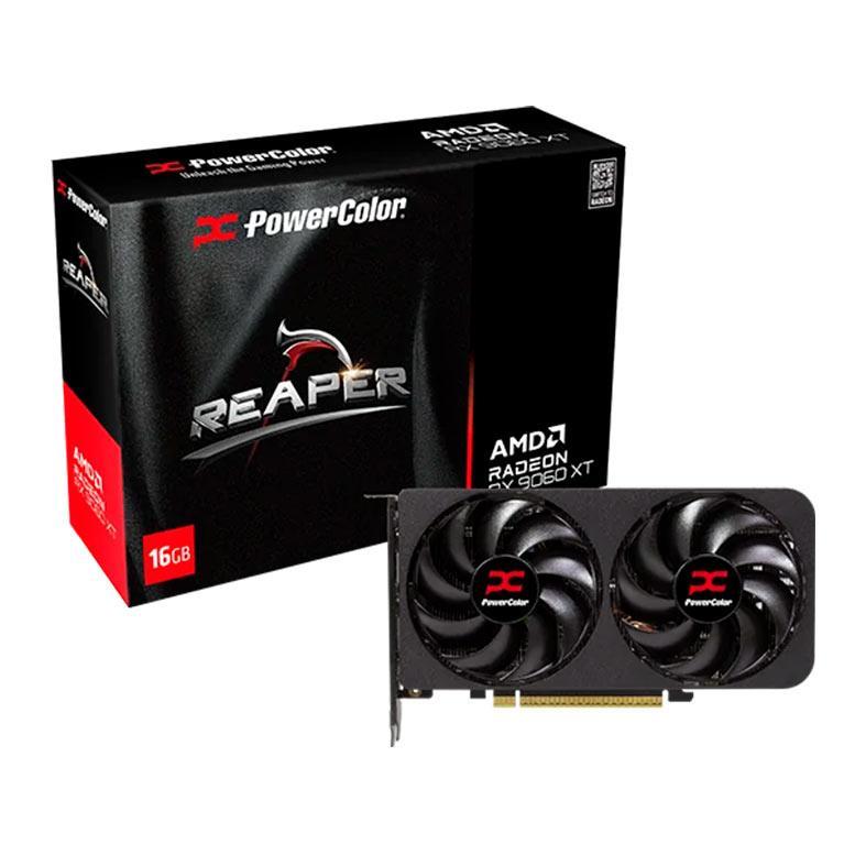 Placa de Video PowerColor Radeon RX 9060 XT Reaper, 16GB, GDDR6, 128-bit, RX9060