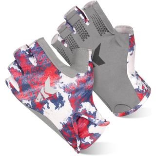 Luvas KastKing Gill Raker II, Tecido Refrescante FrostWeave com Proteção UPF 50, Empunhadura Antiderrapante, Secagem Ráp