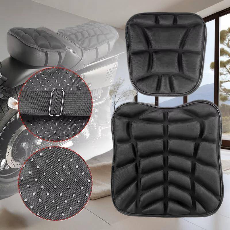[Zutimy] 2 Pcs Almofada De Gel 3Dfort Adequada Para Assento Respirável Universal Absorvente De Sho Adequado Capa De Moto