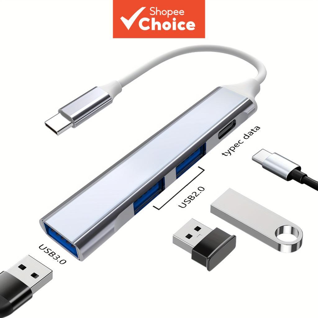 Estação de acoplamento USB 4 em 1 USB3.0 para laptops e celulares