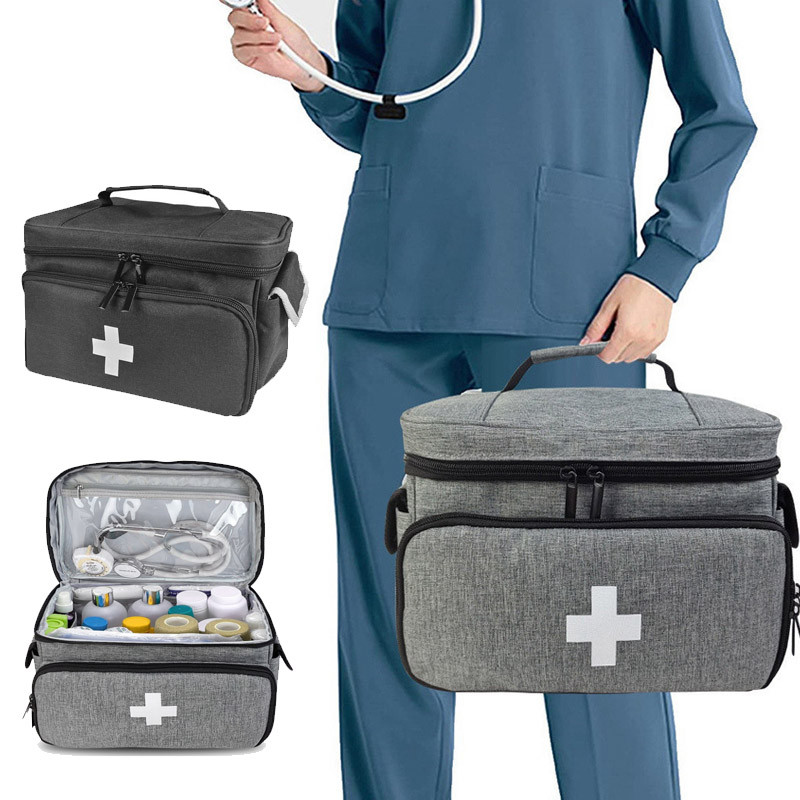 Kit Bolsa Médica Medicamentos Viagem Organização e Segurança