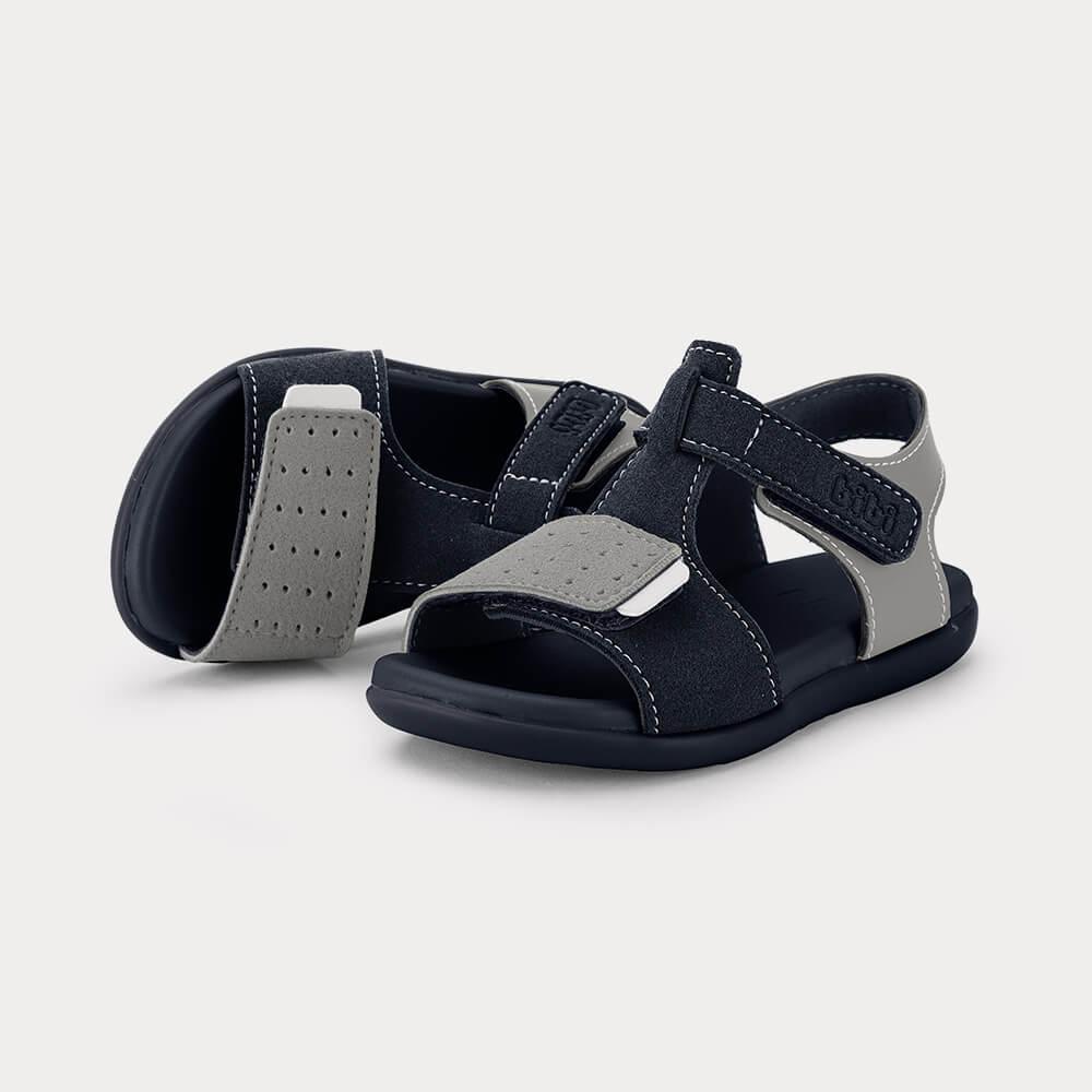 Sandália Infantil Bibi Baby Soft II Azul Marinha — imagem 2 de 2