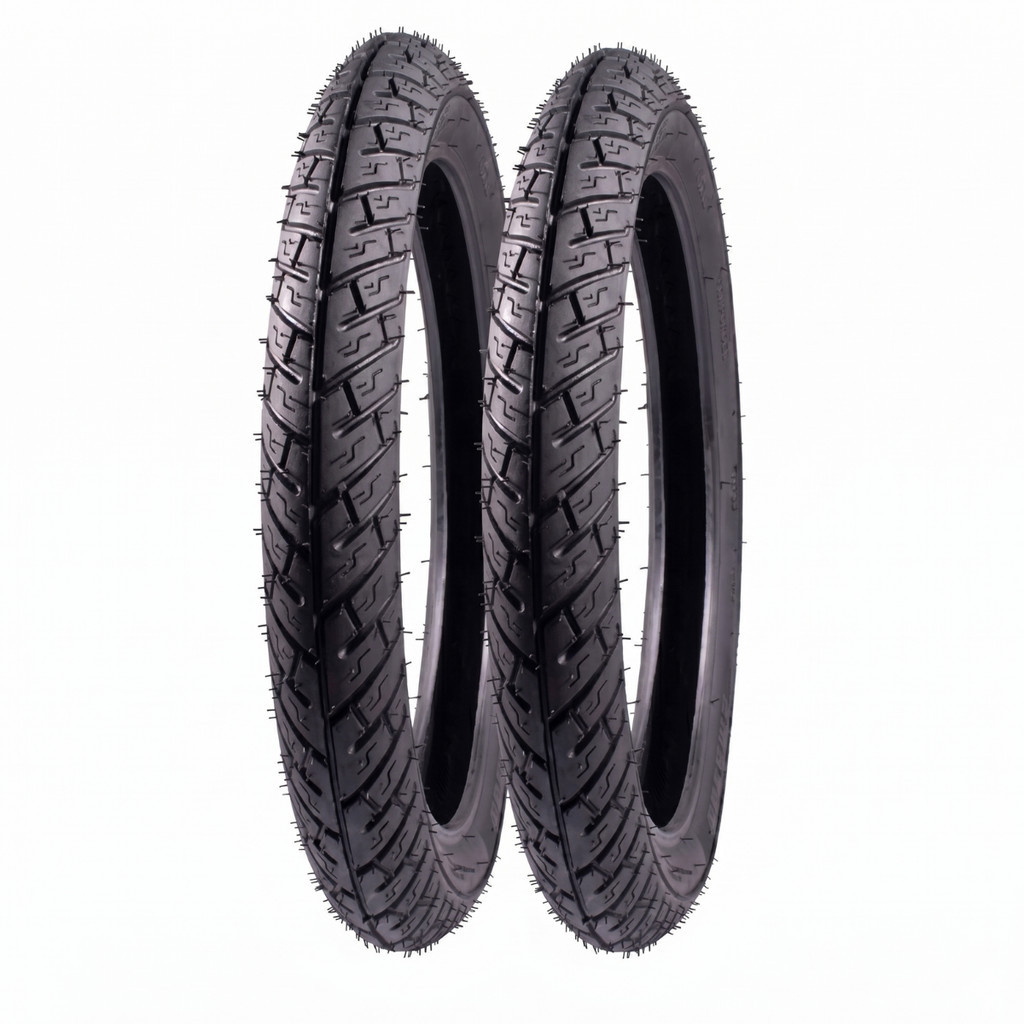 PAR DE PNEU NOVO TITAN 150 CG 125 FAN 160 YBR MOTO AGGRESSIVE