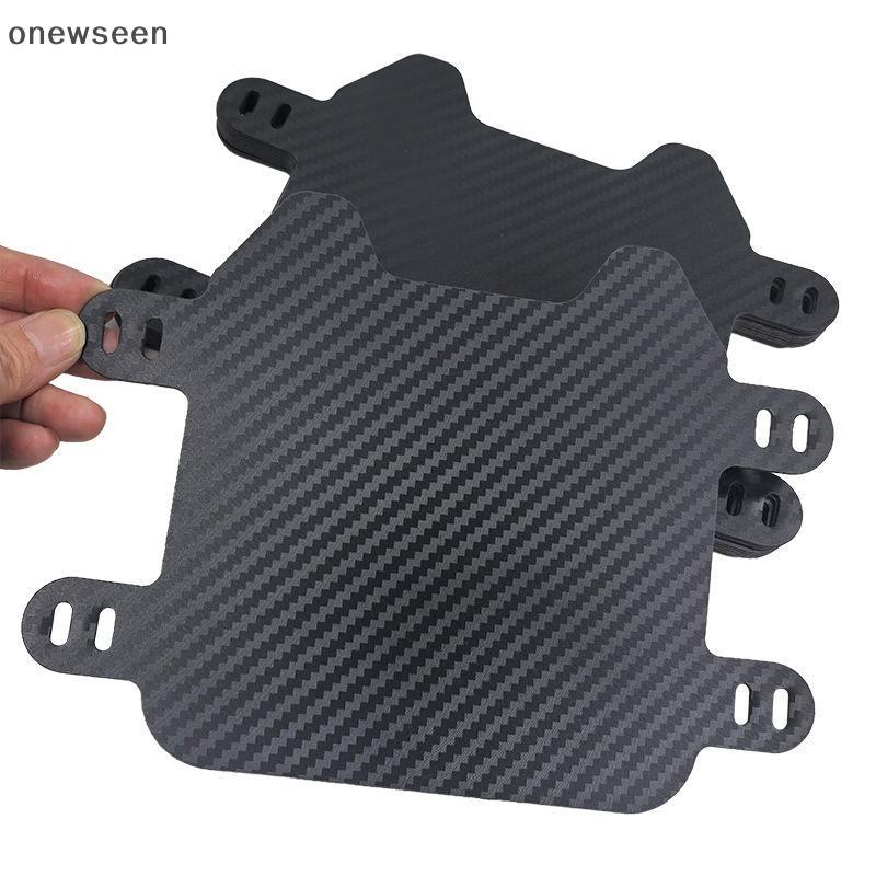 Textura De Fibra De Carbono Frente Paralama Placa Licença Para Mountain Bike Motocicleta Roda Dianteira Respingo Guarda