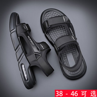 Sandálias de verão masculinas tamanho grande sola macia 2026 novo estilo antiderrapante à prova dwaterproof água estudan