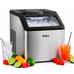 Máquina Fabricadora Gelo 35kg/Dia Profissional Phico Turbo Ice