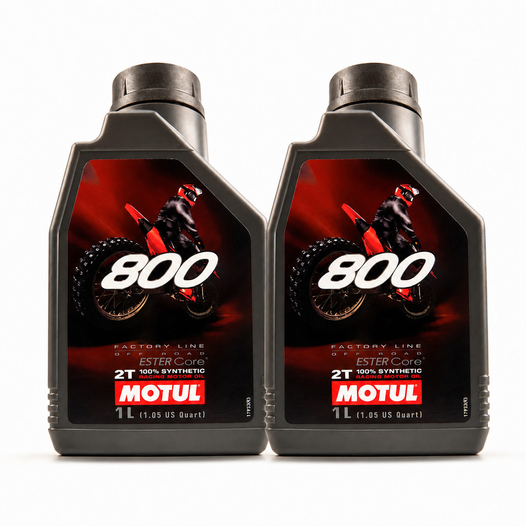 Motul 800 2t Óleo 100% Sintético Kit 2 Litros