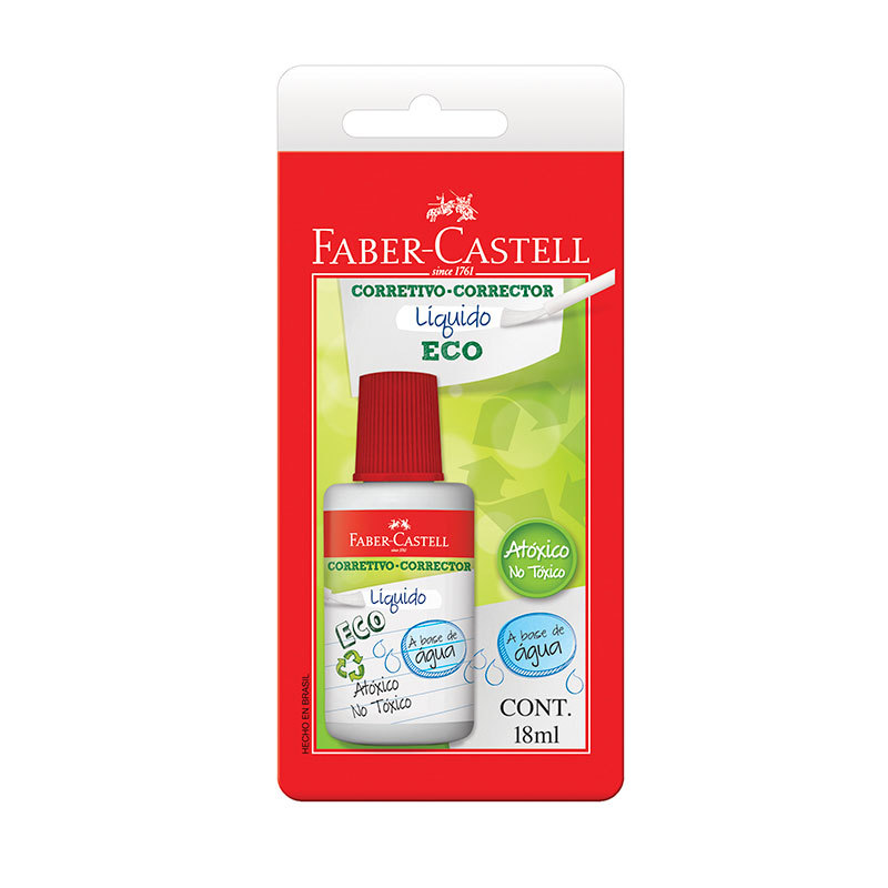 Corretivo líquido eco 18ml SM/107070\289505 Faber-Castell