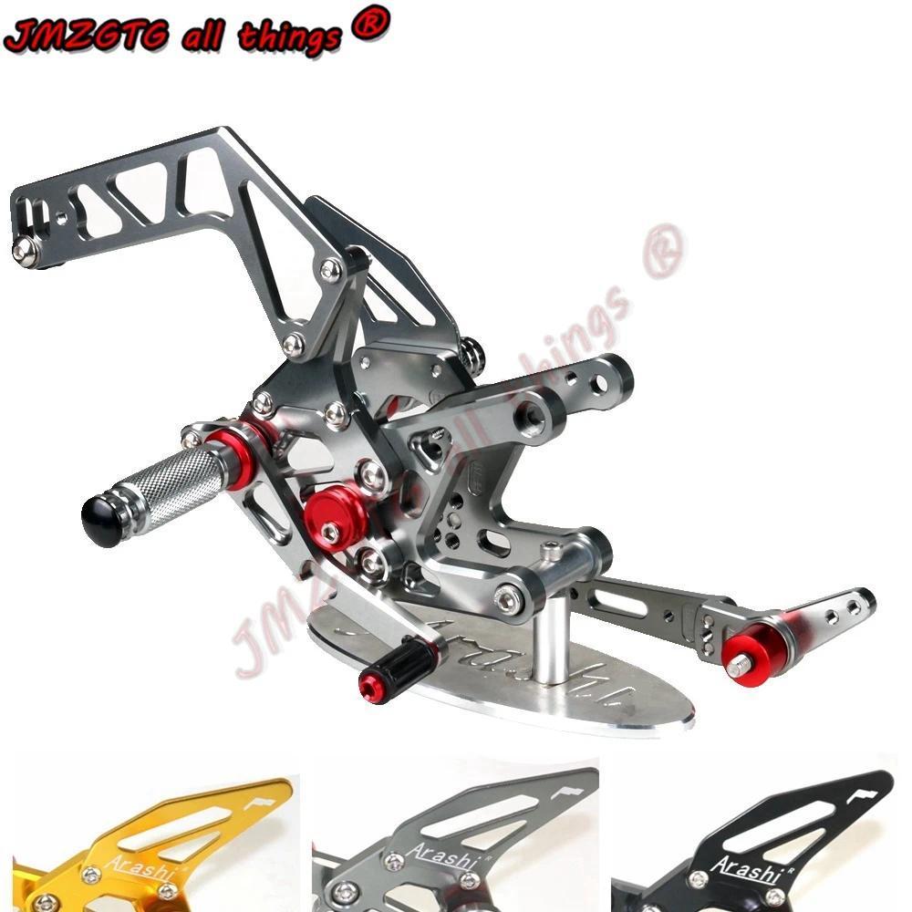 Conjunto Traseiro Ajustável CNC Para Motocicleta , Descanso Pés YAMAHA R1 R1S R1M 2015 2016 2017 2018 2019 2020 2021 202