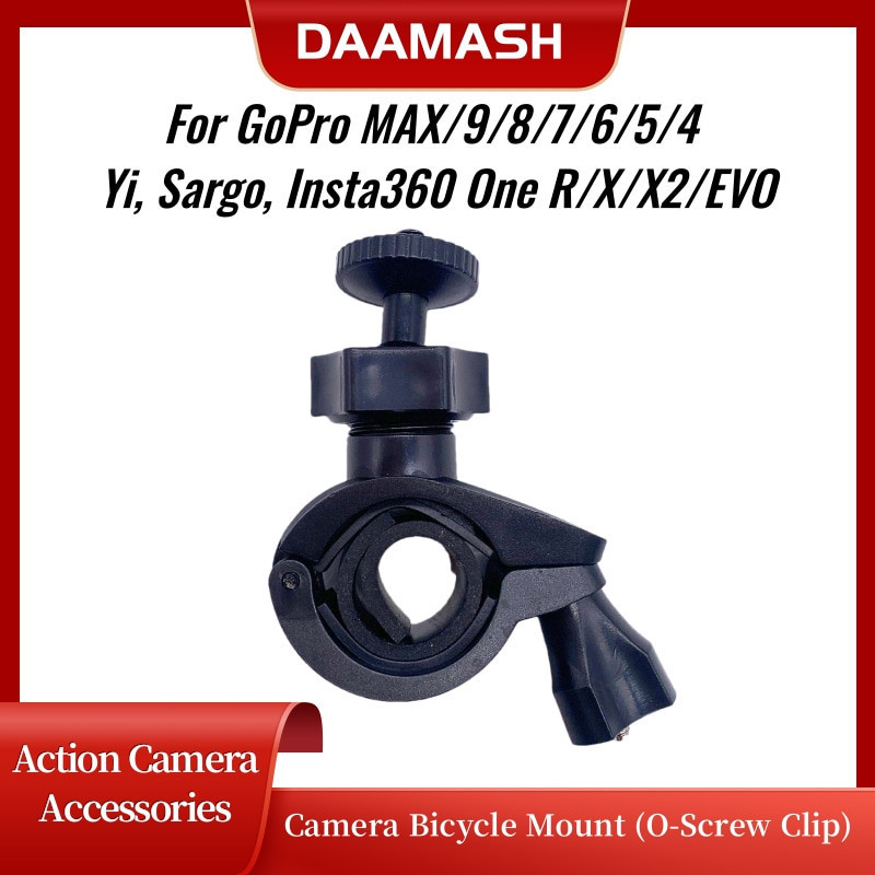 [Envio 24H] Suporte de Montagem para Bicicleta com Parafuso, Clipe de Guidão, Suporte para GoPro/SJCam