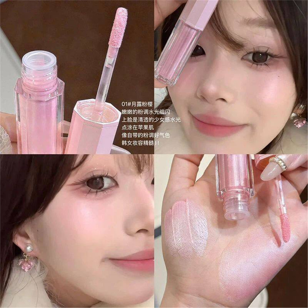 Pele luminosa de água estilo coreano!Novo produto destaque líquido brilho natural clareamento natural destaque água de l