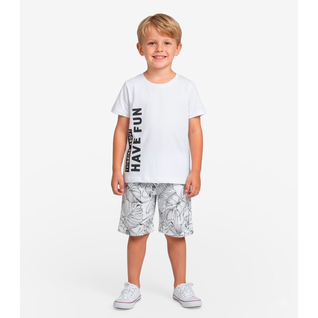 Conjunto Infantil Menino Select Bege
