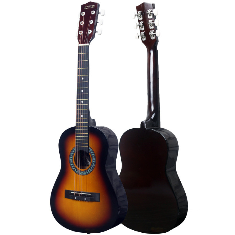 Polegada guitarra acústica AO barril guitarra acústica toda Basswood guitarra brilhante artesanal um