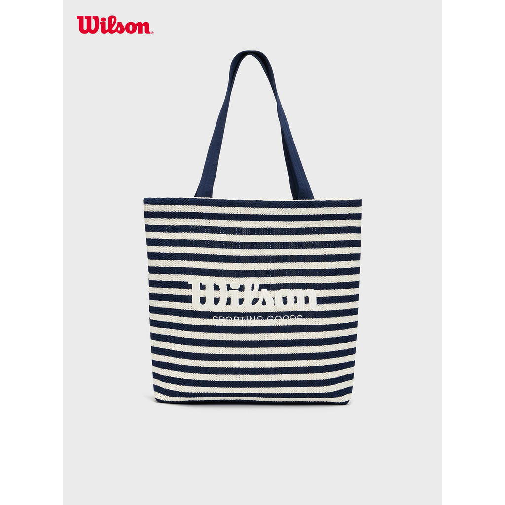 Wilson Wilson Stiff Bolsa de tênis com logotipo bordado de grande capacidade Bolsa de ombro esportiva Bolsa de ombro Cas