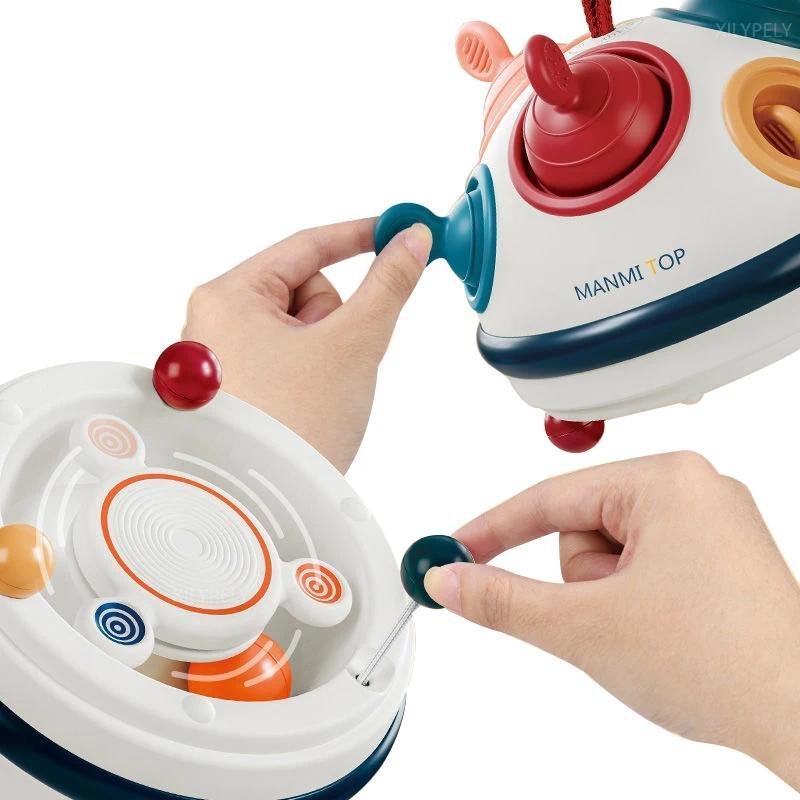Montessori Brinquedos Do Bebê 1 2 3 Anos De Idade Sensorial Puxar Corda Mordedor Brinquedo Educativo Precoce
