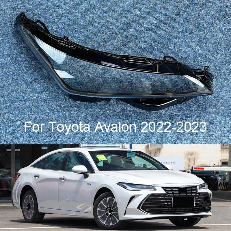 Para Toyota Avalon 2022 2023 Capa Do Farol Dianteiro Carro Abajur Lâmpada Cabeça Luz Cobre Lente De Vidro Escudo Tampas