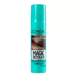 Magic Retouch L'oréal Castanho Claro Spray Instantâneo para Retoque de Raiz 75ml