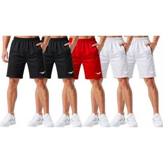 Kit 5 Bermudas Masculina em Chimpa com Bolsos Zíper Treino Academia