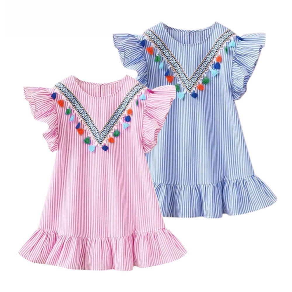 Novos Vestidos Para Meninas 1 2 3 4 5 6 7 Anos