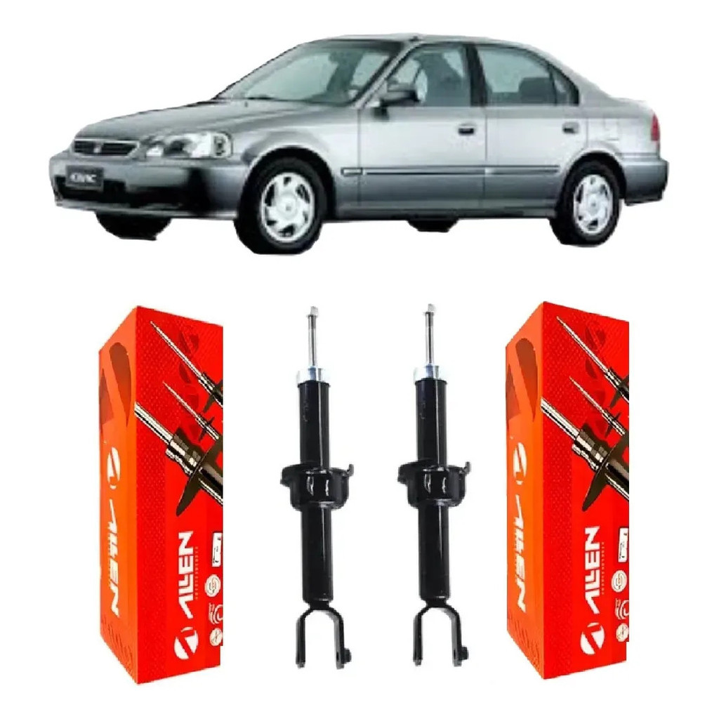 Par Amortecedor Traseiro Honda Civic 1.6 1998 1999