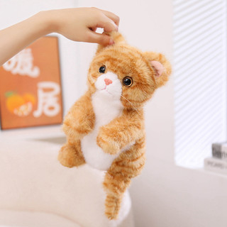 Bonito simulação gato boneca brinquedo de pelúcia boneca menina cama dormindo Ragdoll crianças presente aniversário