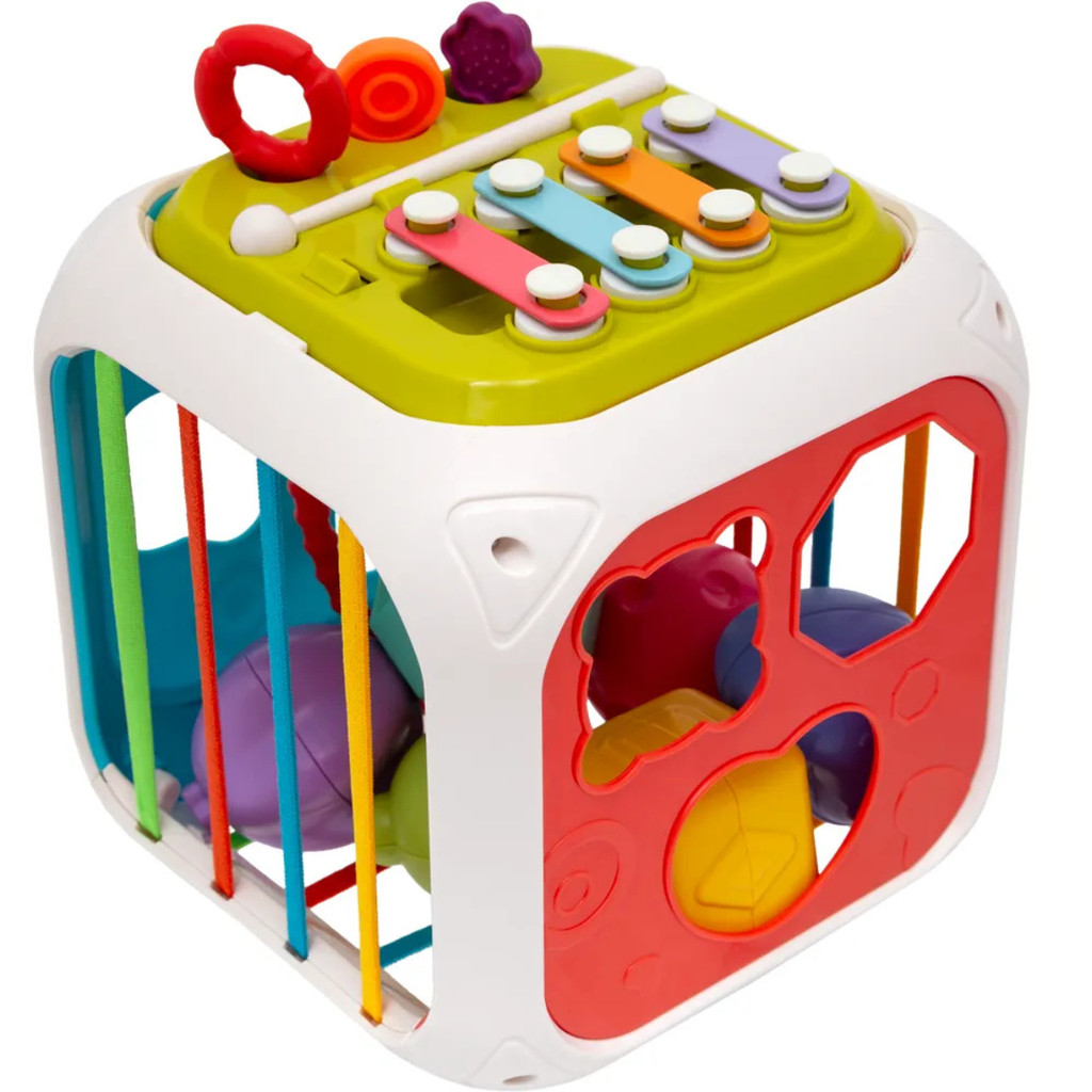 Brinquedo Interativo Criança Cubo Multiatividades 7 em 1 Buba Bebê — imagem 2 de 2