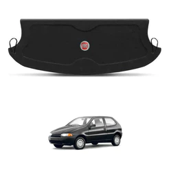 Tampão Porta Malas Bagagito Fiat Palio 1996-2003 Grafite G1 Com Cordinhas Furação Para Falante