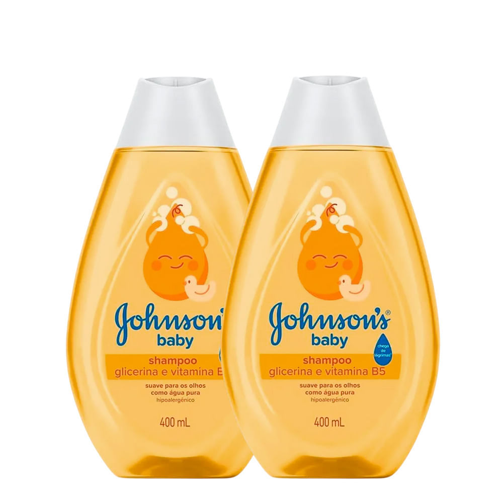 Kit Johnson's Baby Shampoo 400ml - 2 Unidades