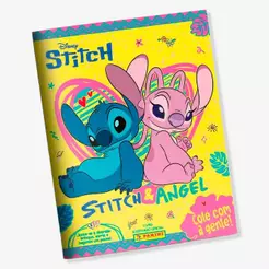 Album Figurinhas Stitch e Angel - Panini
