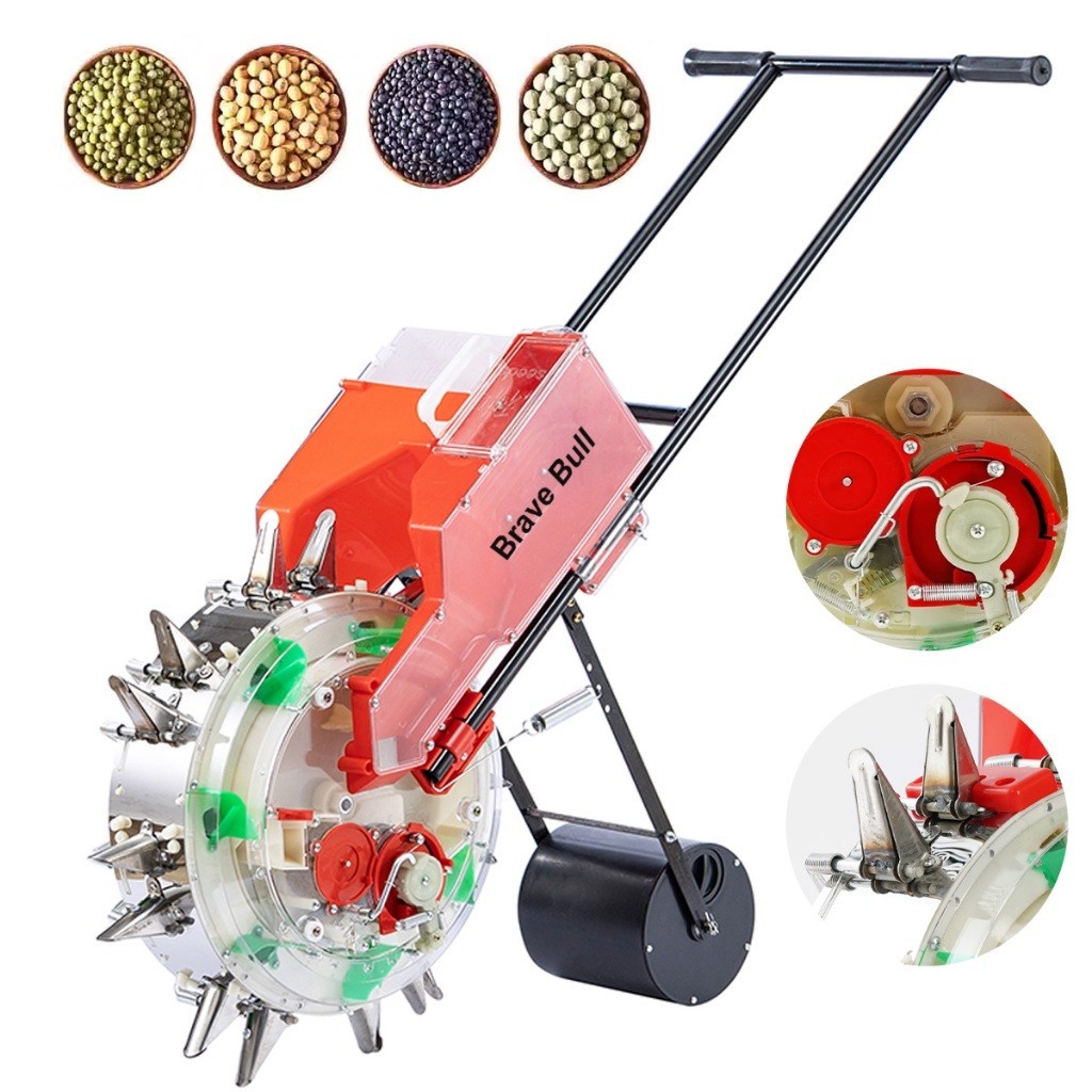 Plantadeira Adubadeira De Empurrar Milho Feijao Capim Soja,Plantadeira Adubadeira Empurrar Automática Soja Milho
