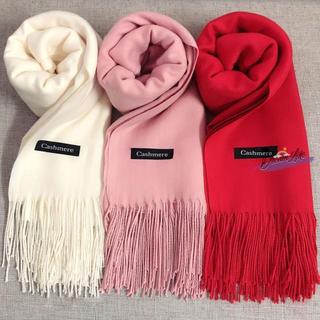Vermelho Benming ano cachecol feminino 2026 outono inverno novo estilo cachecol imitação de caxemira senhoras xale versã