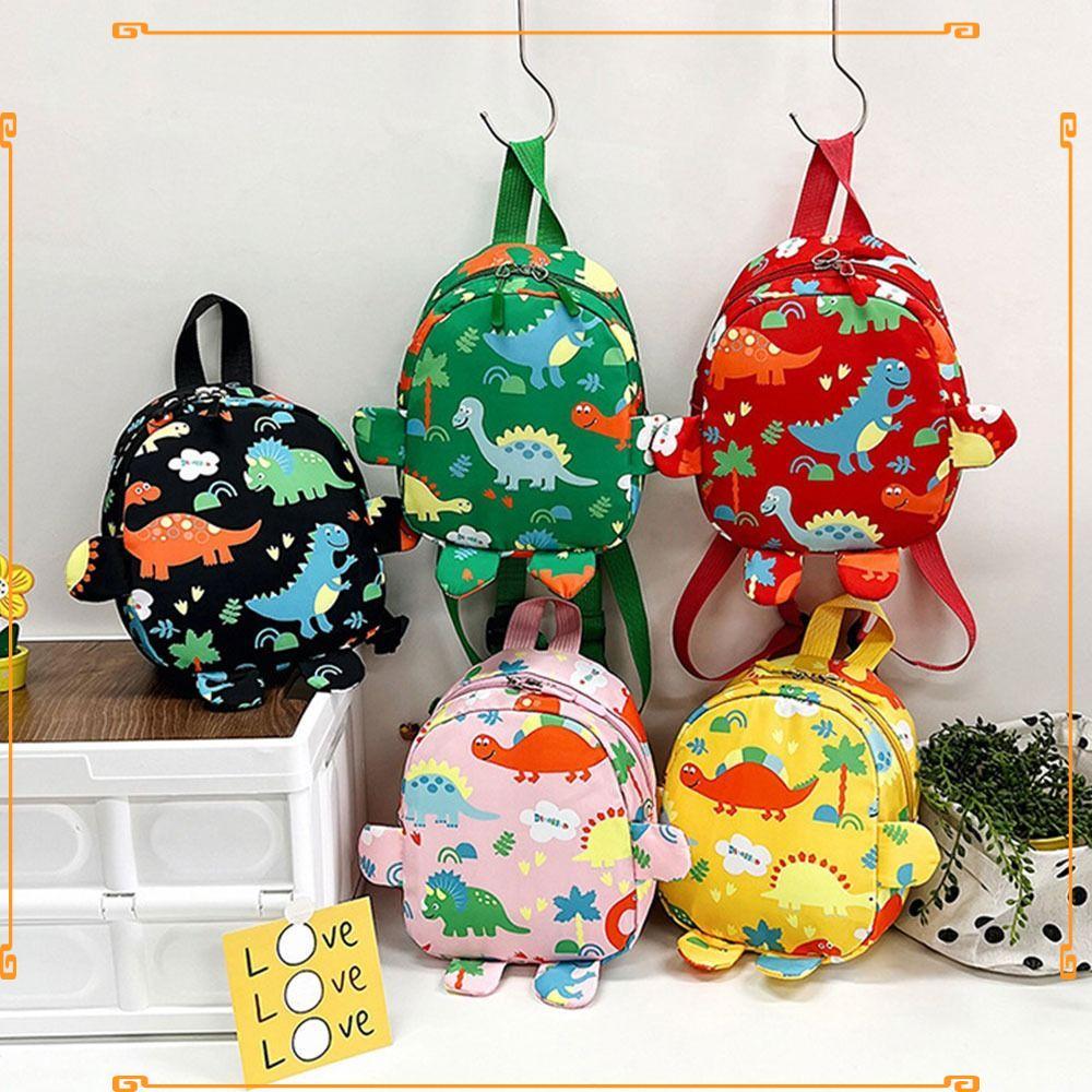 Mochilas Para Bebês , Crianças , Meninos , Meninas , Desenhos Animados , Dinossauro , Bolsas Escolares Ajustáveis