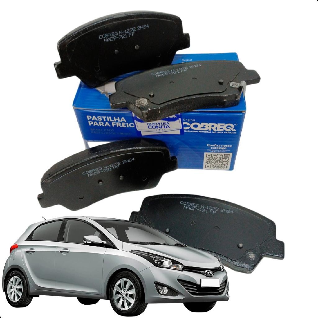 Pastilha De Freio Dianteira Hb20 Hb20s Elantra I30 2012 A 2019 Cobreq em Oferta na Shopee