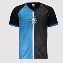 Camisa Grêmio Patter Preta e Azul