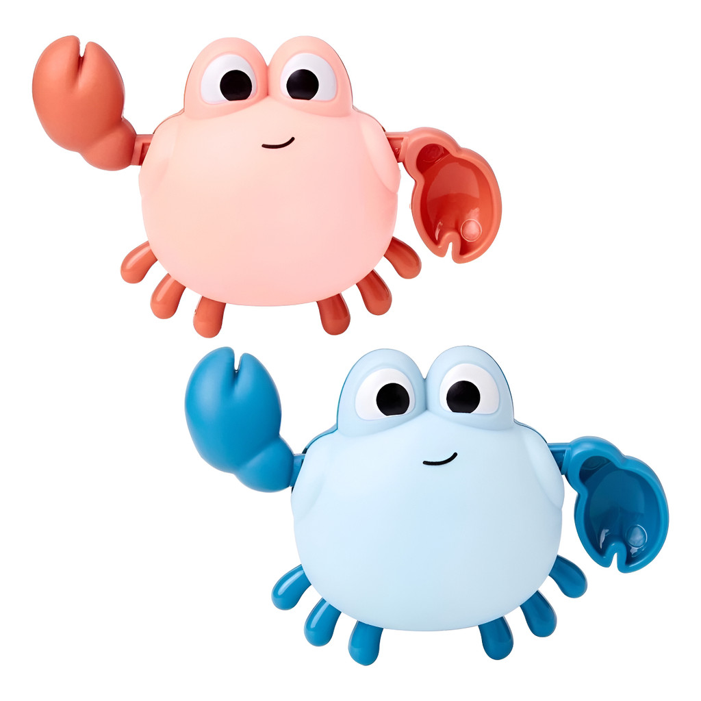 Brinquedo de Banho Infantil Buba de Corda para Bebê Caranguejo Nadadores