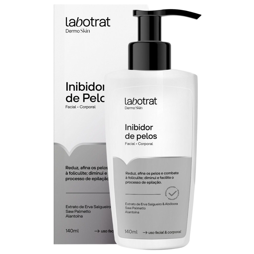 Inibidor De Pelos Facial E Corporal Dermoskin Labotrat Antifoliculite Profissional 140ml