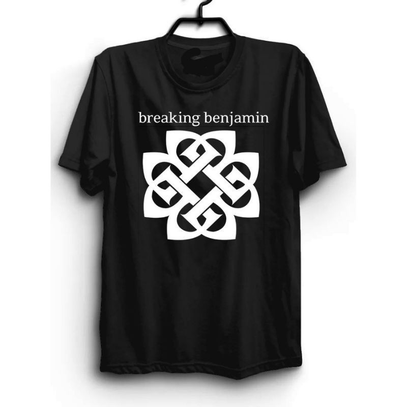 Camiseta Breaking Benjamin camisa unissex algodão rock