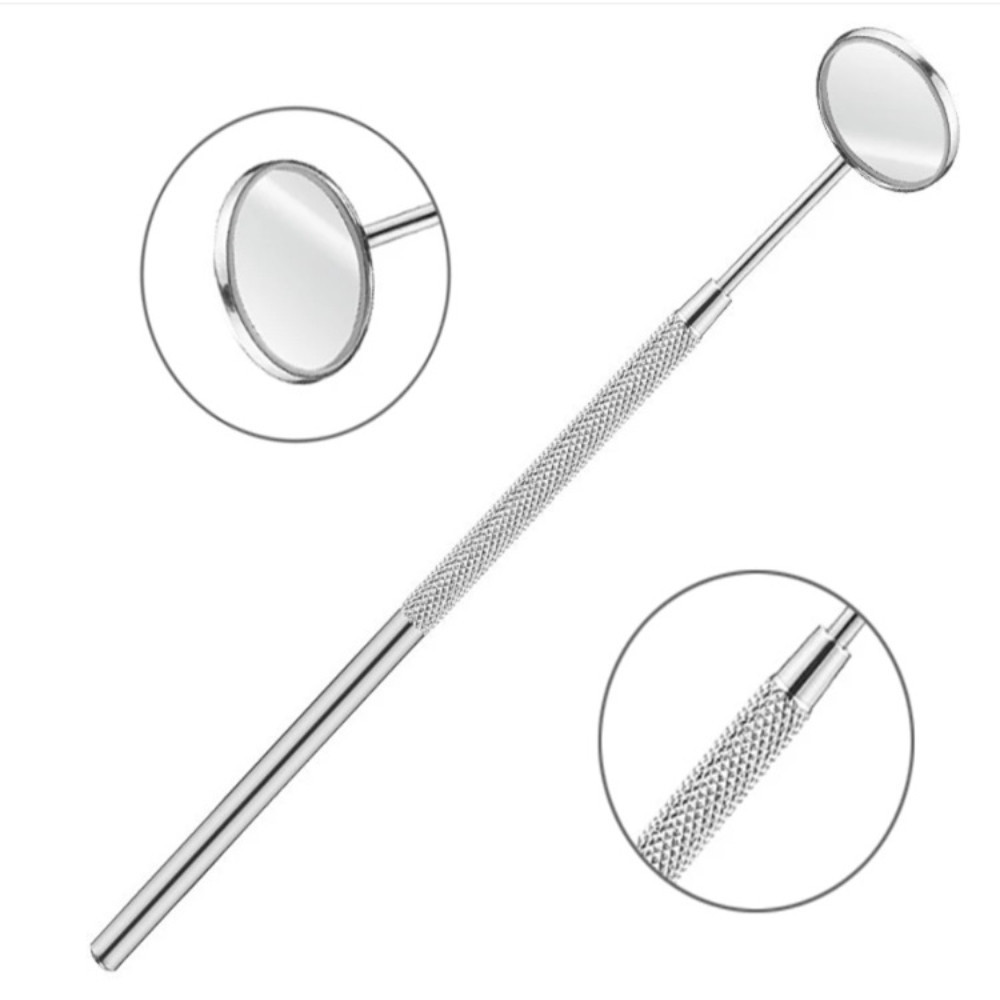 Espelho de exame de beleza para extensão de cílios, aço inoxidável em Oferta na Shopee