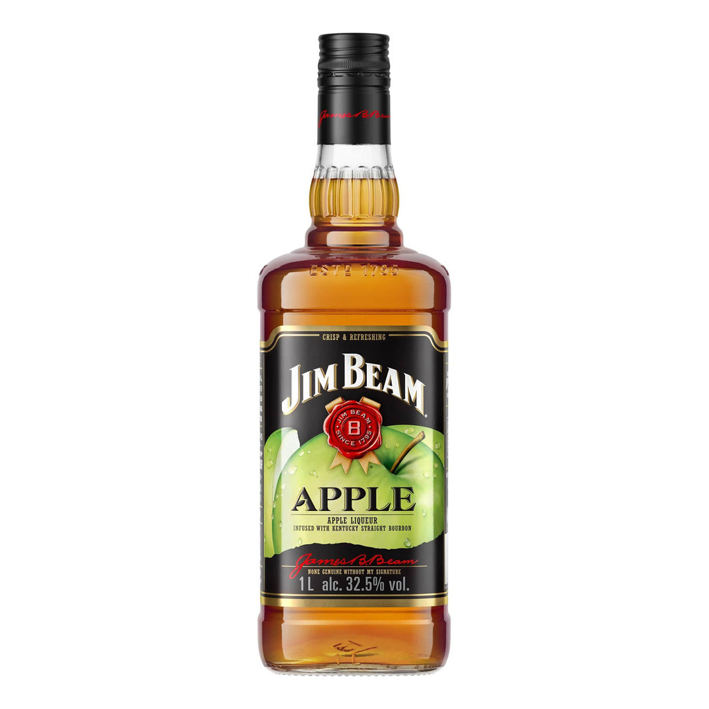 WHISKY BOURBON JIM BEAM APPLE 1000ML em Oferta na Shopee