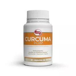 Curcuma Plus - 30 Cápsulas Softgel - Vitafor