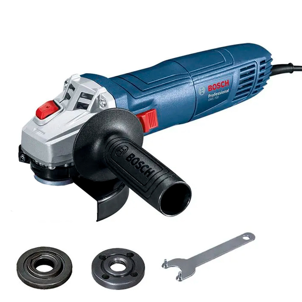 Kit Serralheiro Esmerilhadeira Profissional Bosch GWS 710W Eixo M14 em Oferta na Shopee