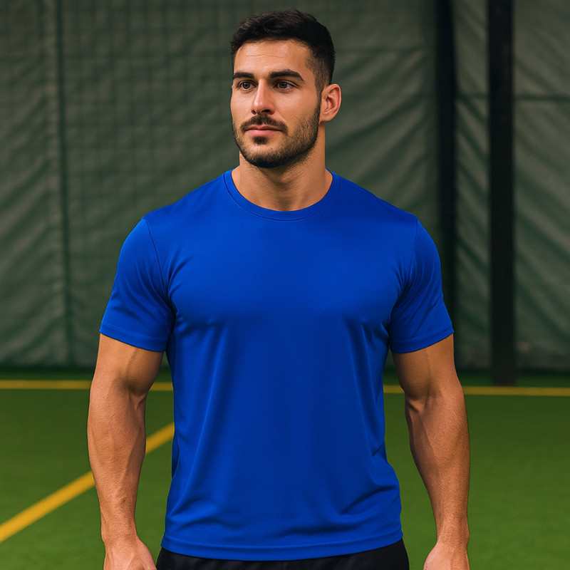 Camiseta Premium Masculina Esportiva Respirável Para Academia Caminhada Esportes |3554| Lançamento