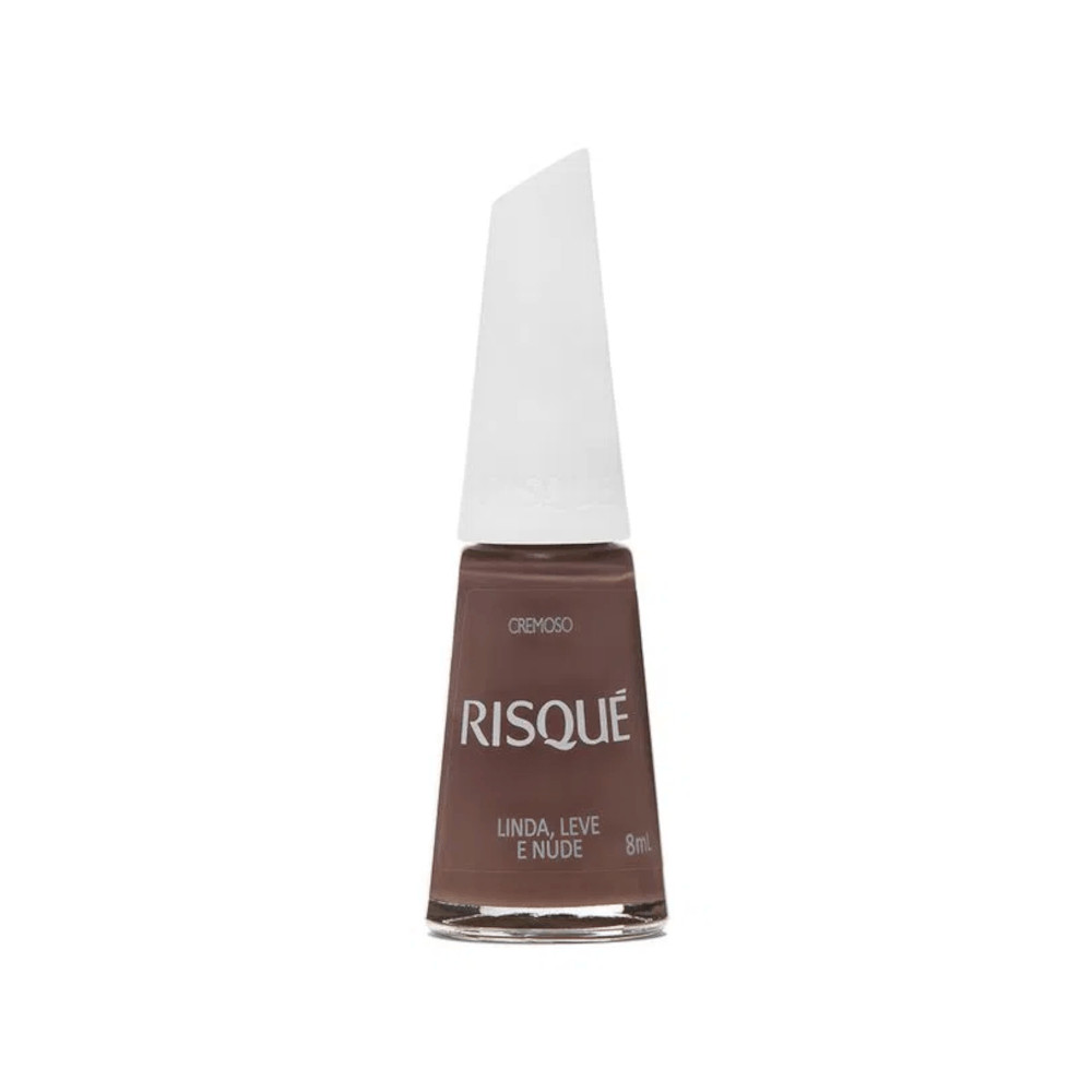 Esmalte Risqué Cremoso Linda, Leve e Nude em Oferta na Shopee