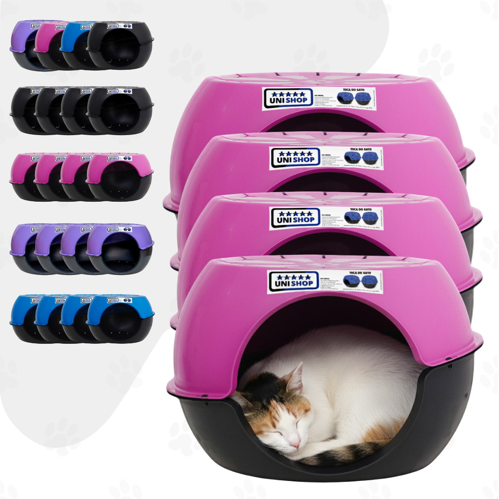 Kit 4 Tocas Cama Para Gatos Casinha Pet alt